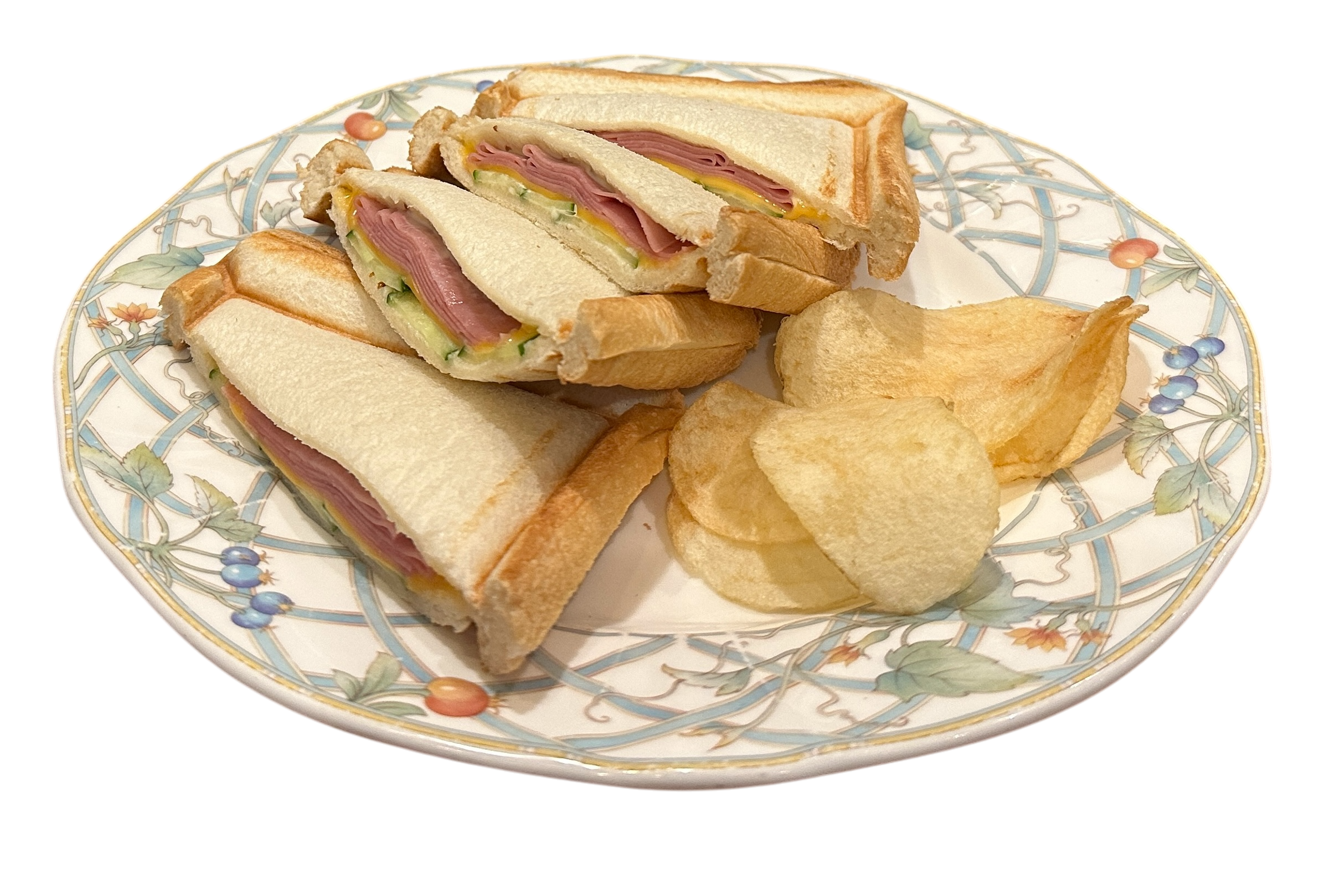 ハムとチーズのホットサンド