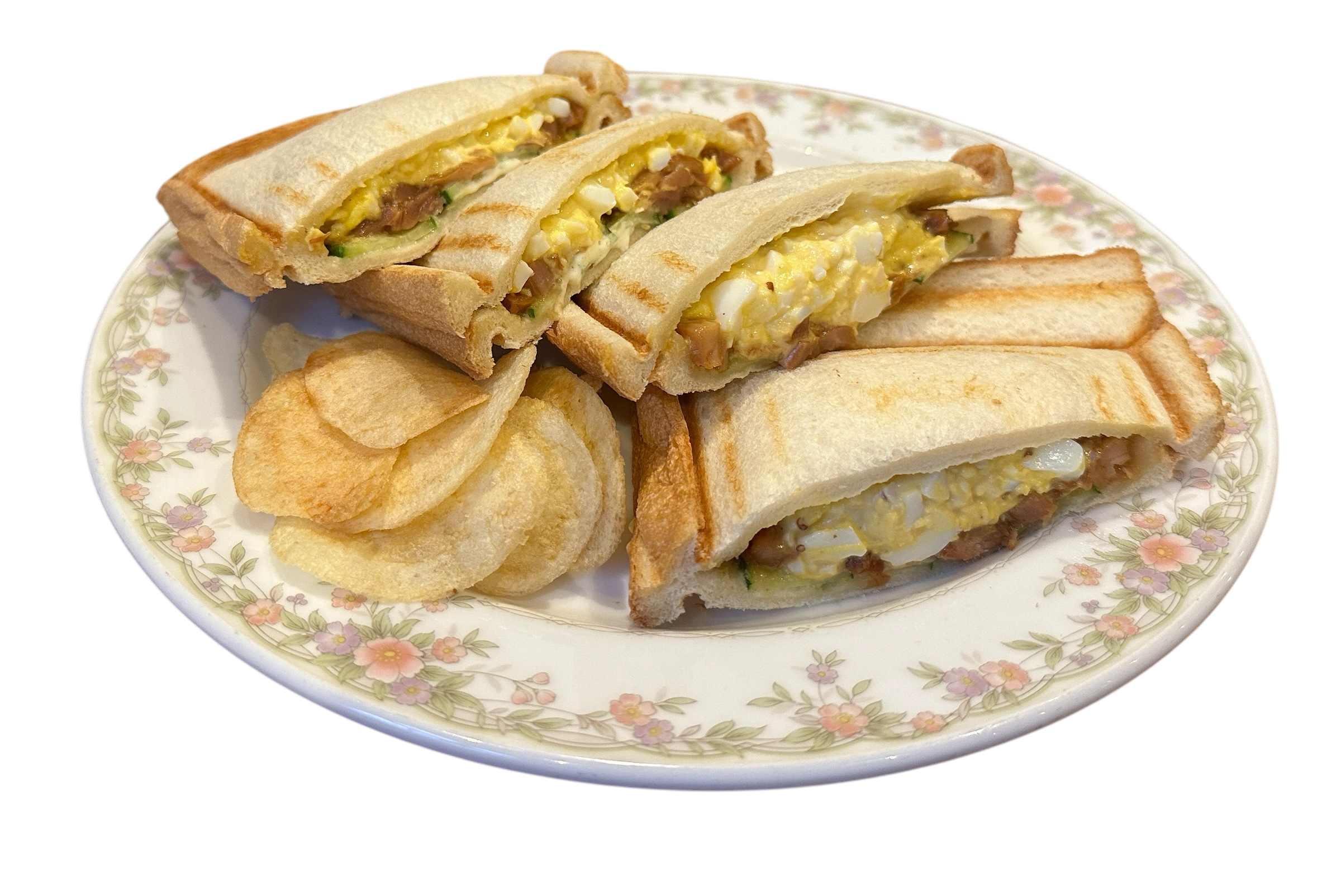 照玉チキンのホットサンド