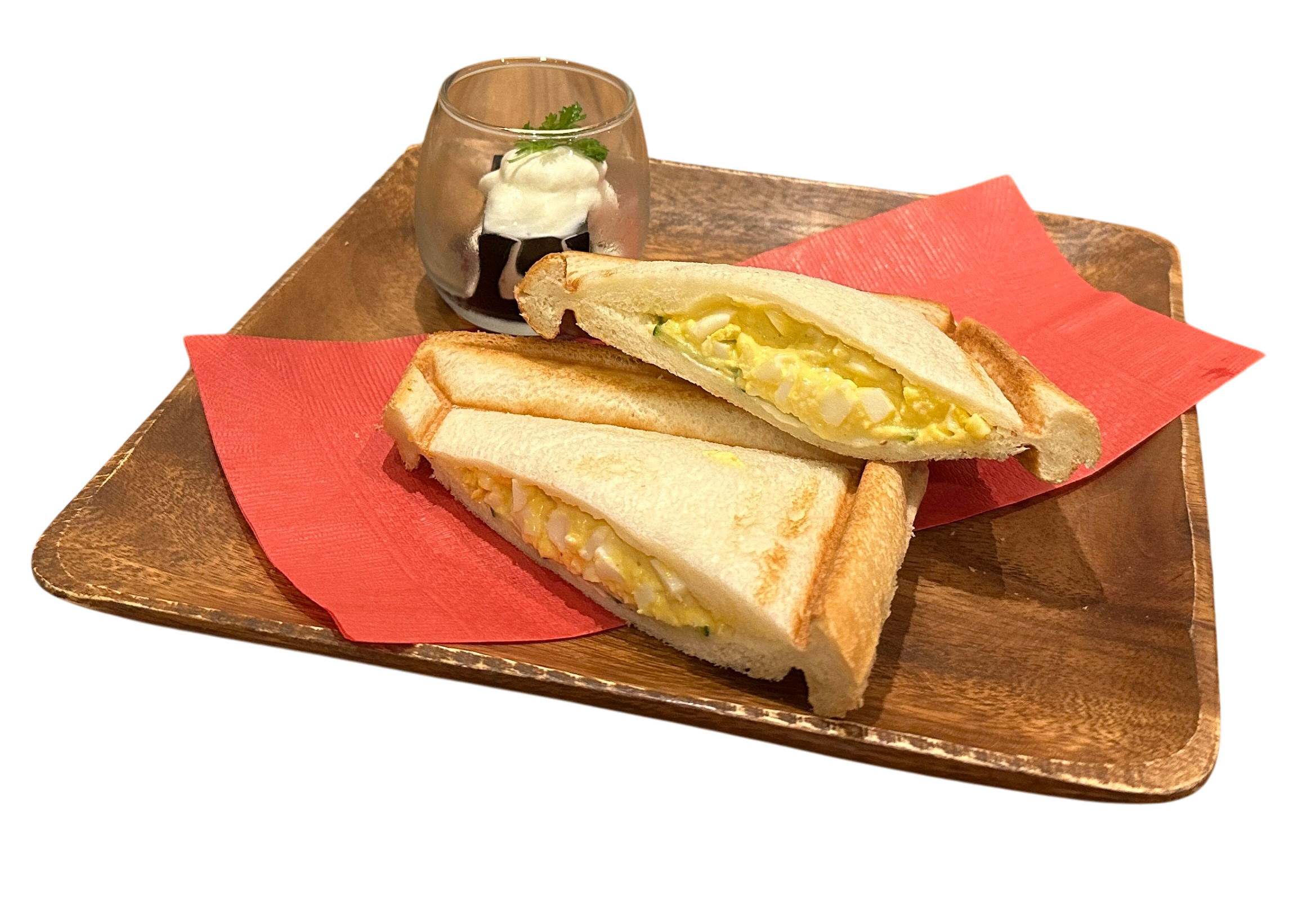 タマゴホットサンド