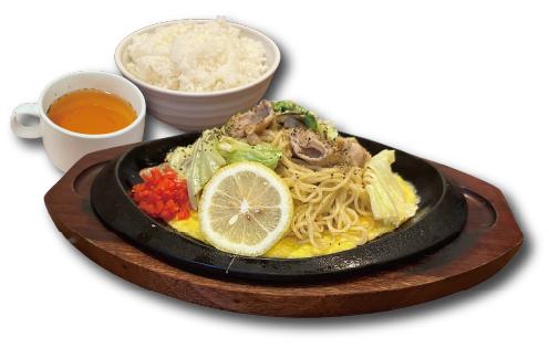 鉄板塩焼きそばセット