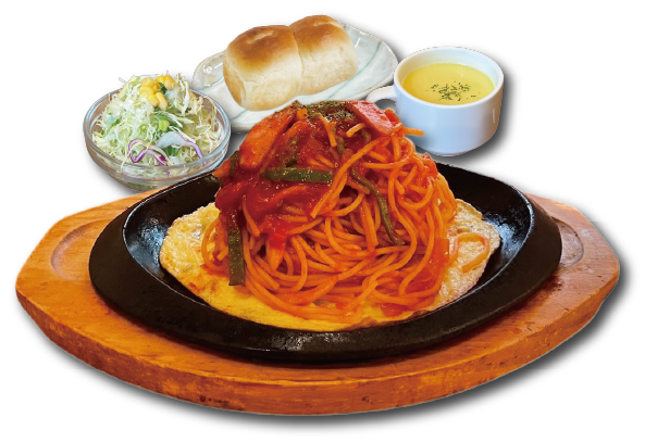 鉄板ナポリタンセット