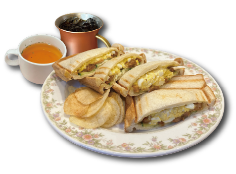 照玉チキンのホットサンドセット