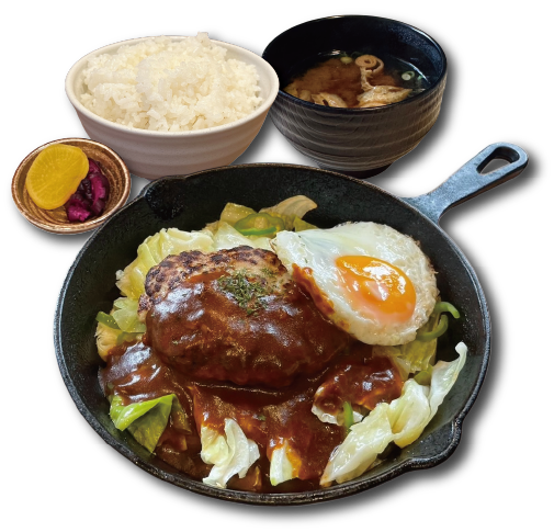 デミグラスハンバーグ定食