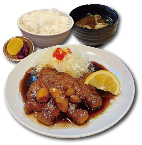 立岩トンテキ定食(150g)