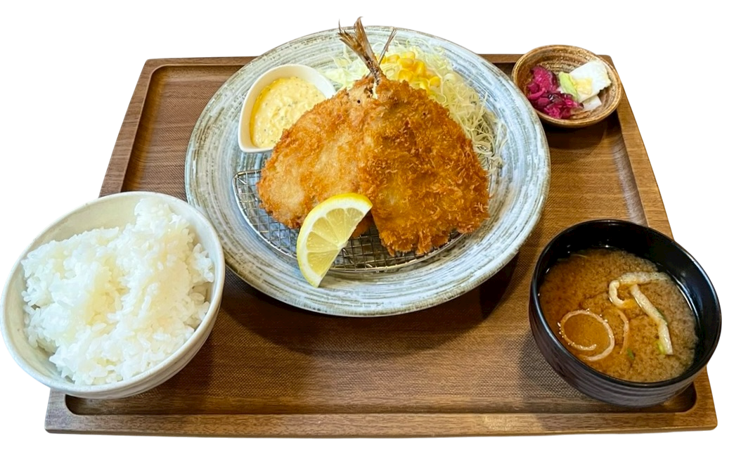 境港産アジフライ定食