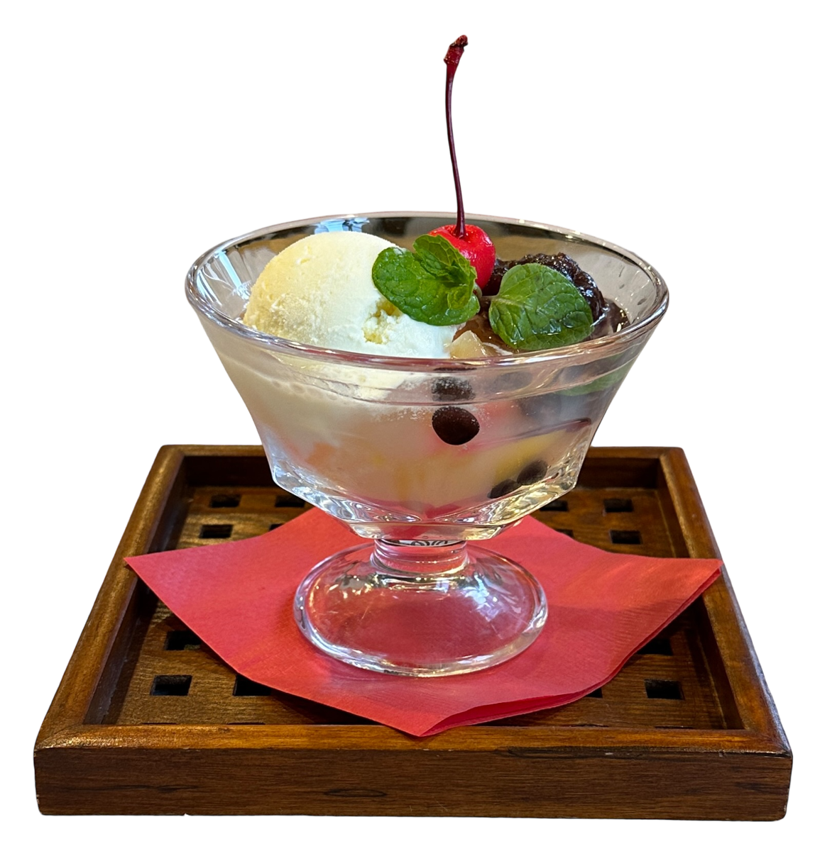 クリームあんみつ