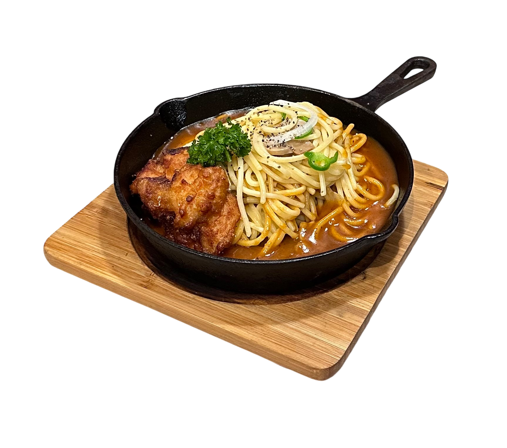 あんかけスパ&唐揚げ